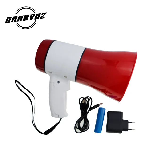 Professional Outdoor Large Compact Portable Megaphone Speaker Rechargeable Powerful Handy Handheld Megaphone