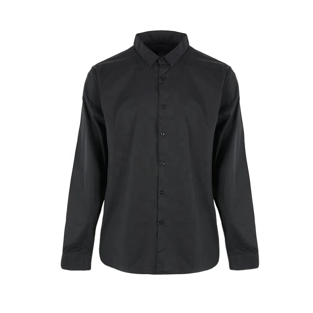 Kemeja Pria Lengan Panjang Baju Kantor Hitam Katun 100 Baju Kantor Lengan Panjang Warna Solid Celup Polos Pabrik Pengiriman Cepat Buy Kemeja Pria Lengan Panjang Kantor Pria Kemeja Kantor 100 Katun Warna Solid Kemeja 100 Katun Product On