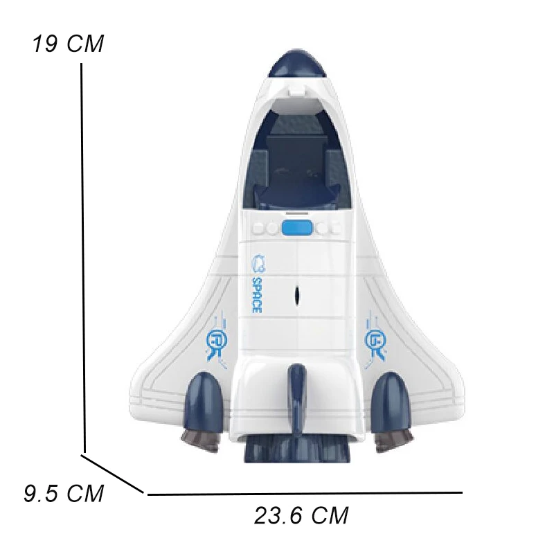 宇宙探査航空機おもちゃスペースシャトル車両キッズ電子宇宙船