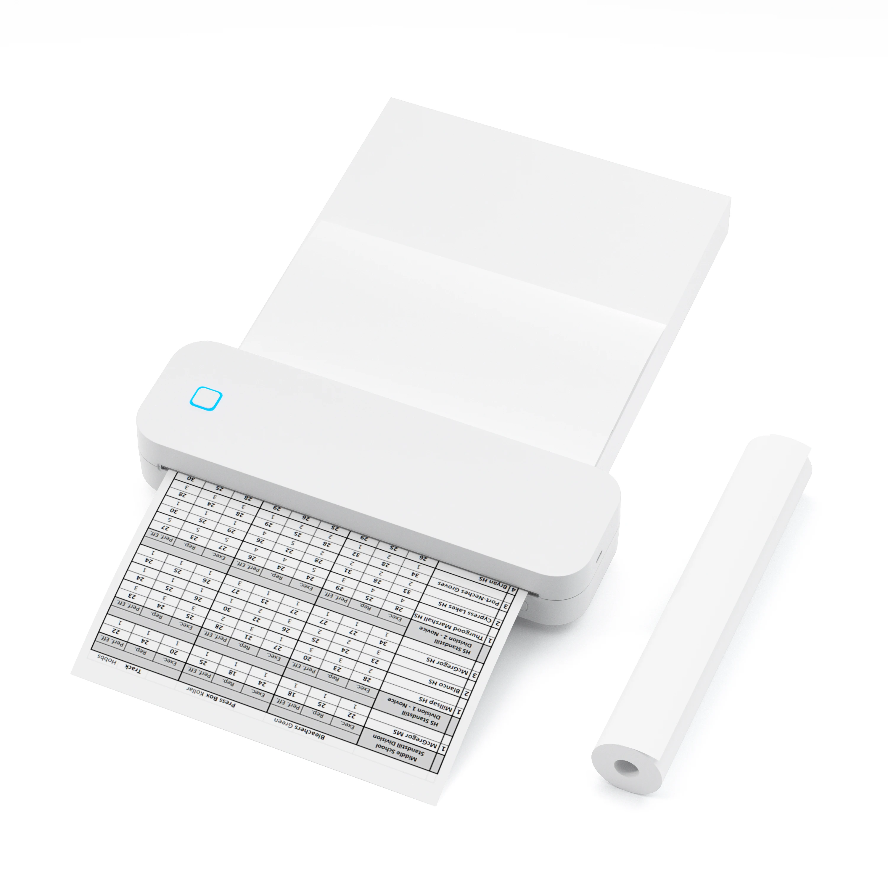 LUCK JINGLE Bluetooth Mini A4 Printer for Report Contract Bill Invoice Printing Android IOS