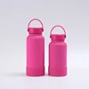 Rose red silicone cup sleeve