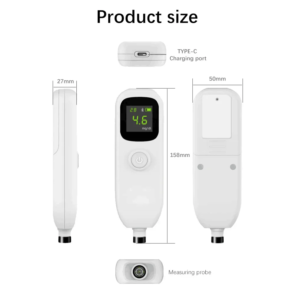 Hotsale Light Portable Bilirubin Meter Transcurtaneous Jaundice Meter Price Bilirubin Jaundice Detector Meter