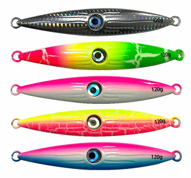 New Arrival Burst Flashing Night Light Metal Boat Fishing Lamps Jigging Lures Artificial Hard Bait for Ocean Fishing