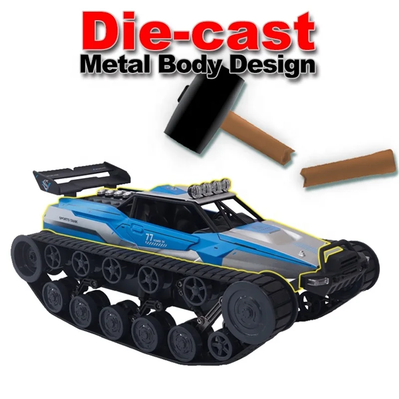 SG 1203 1:12 RC Tank EV2 - 30km/h Electric Army Vehicle, 4-Channel