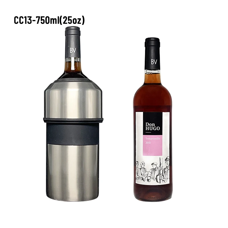 750 Ml Wine Cooler Bucket Champagne 500 Ml Beer Cooler Stainless Steel