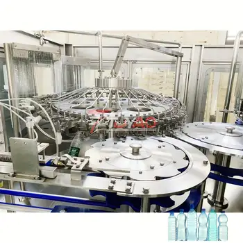 8000BPH 500ml automatic 3 in 1  rinsing filling capping monoblock water bottling machine water filling machine