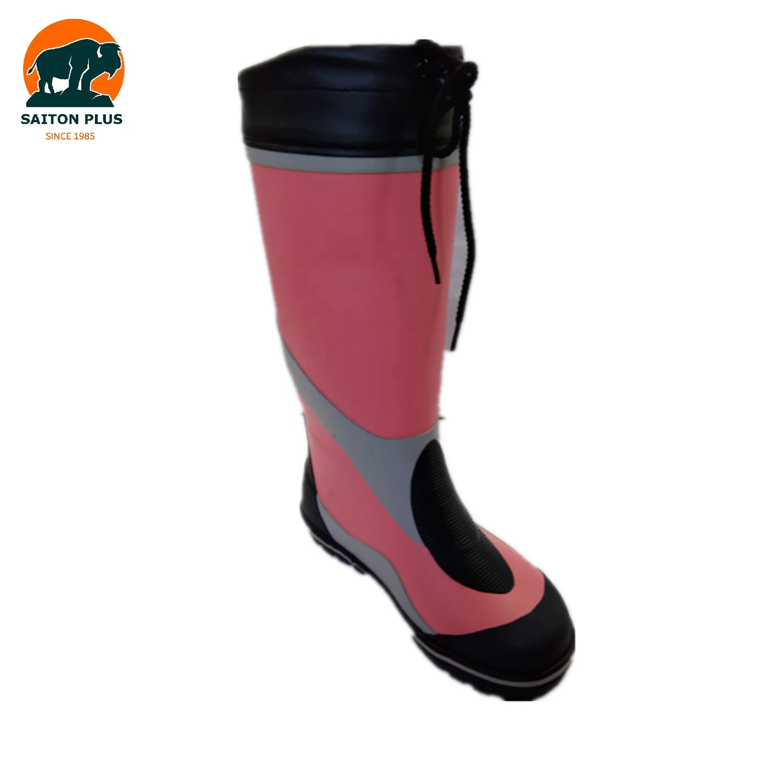 Saiton плюс снегом Рыбалка двор охотничьи сапоги рыбацкие оптовая продажа регулируемая шнуровка рабочие ботинки