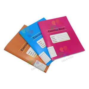 A5 Primary School Supplies Wholesale Rule Custom Design Notebooks 80sheets Single Line Notebook Bulk Exercise Book for Student