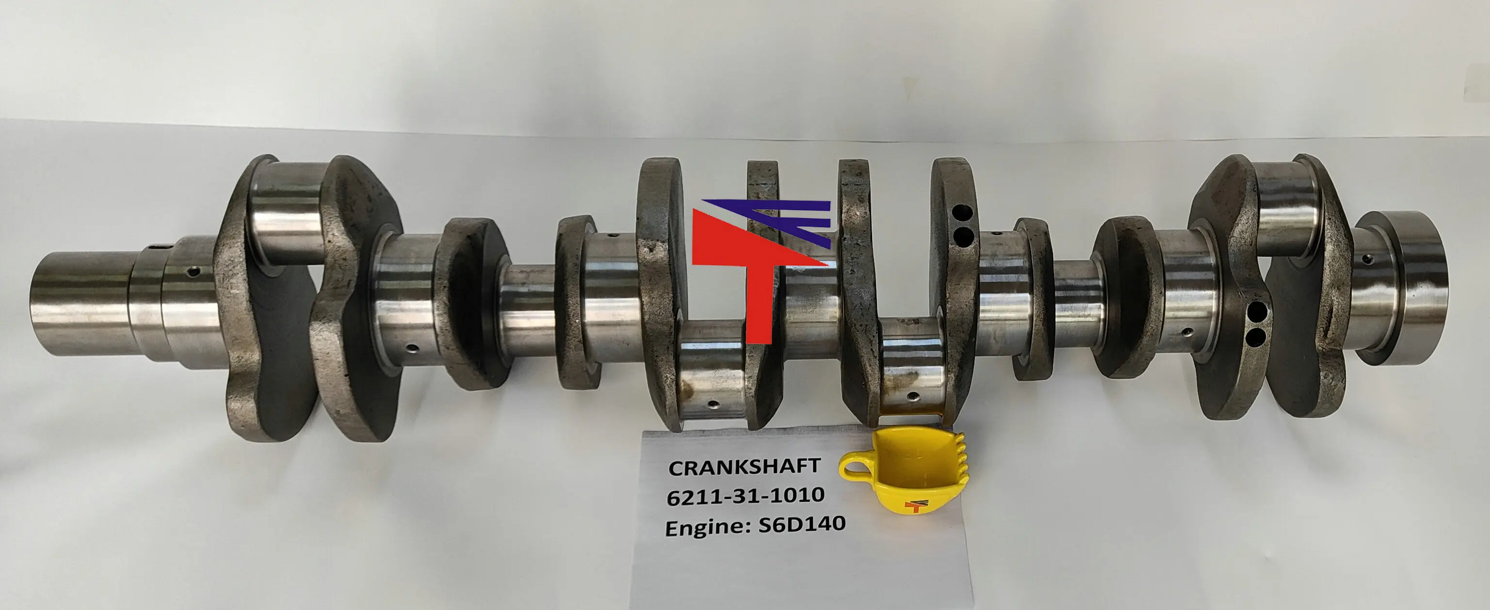 クランクシャフト6211-31-1010掘削機PC650 PC600ホイールローダーWA500