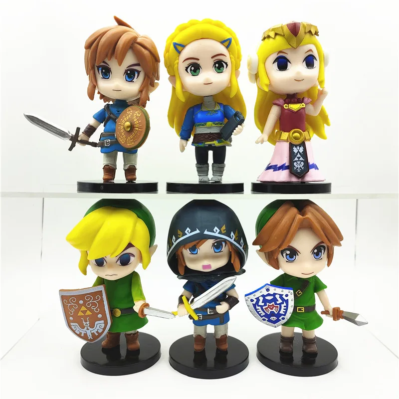 Game Cartoon Pvc Toy Link Hick Princess Zelda Revali Tears of the