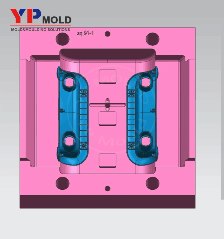 Hot Selling Plastic Injection Molding Practical Plastic Suitcase Mould Plastic Suitcase Injection Mold