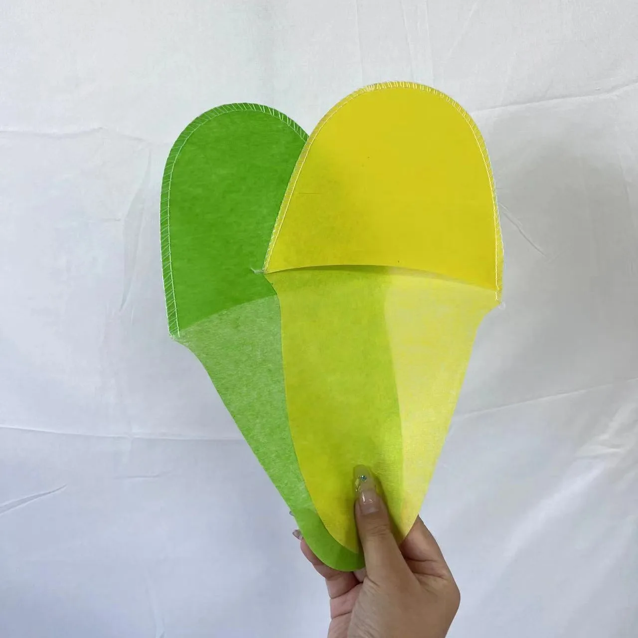 Высококачественные белые одноразовые Тапочки из нетканого материала с открытым носком для спа, педикюра, массажер для ног для женщин