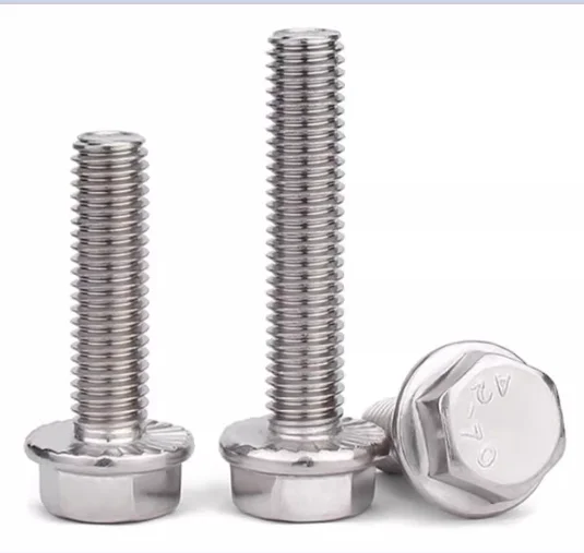 product professional supplier m4 m5 m6 m8 m10 m12 304 stainless steel metric thread gb5787 hexagon head flange bolt-62