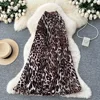 Coffee-colored leopard print