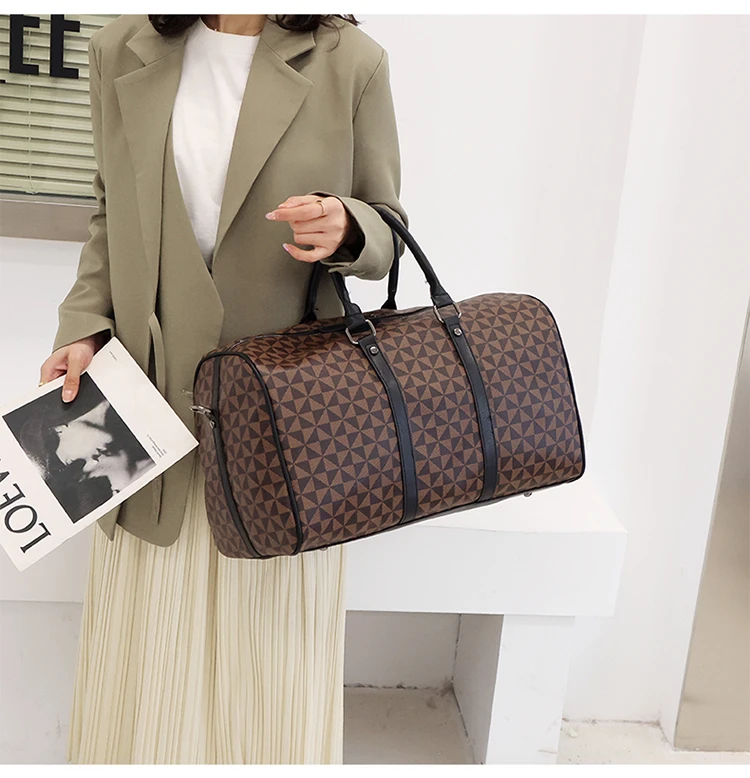 Custom luxury brand travel bags men leisure travel fitness for women capacity suitcases handbags hand luggage travel duffle bags