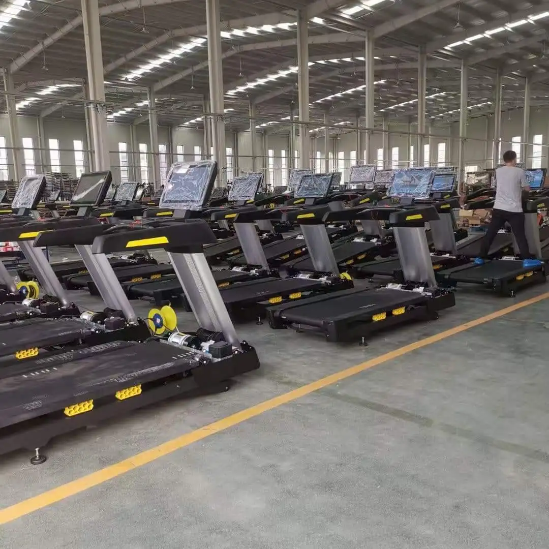 High-tech Conceptual Commercial Treadmill With the Most Popular Creative Elements