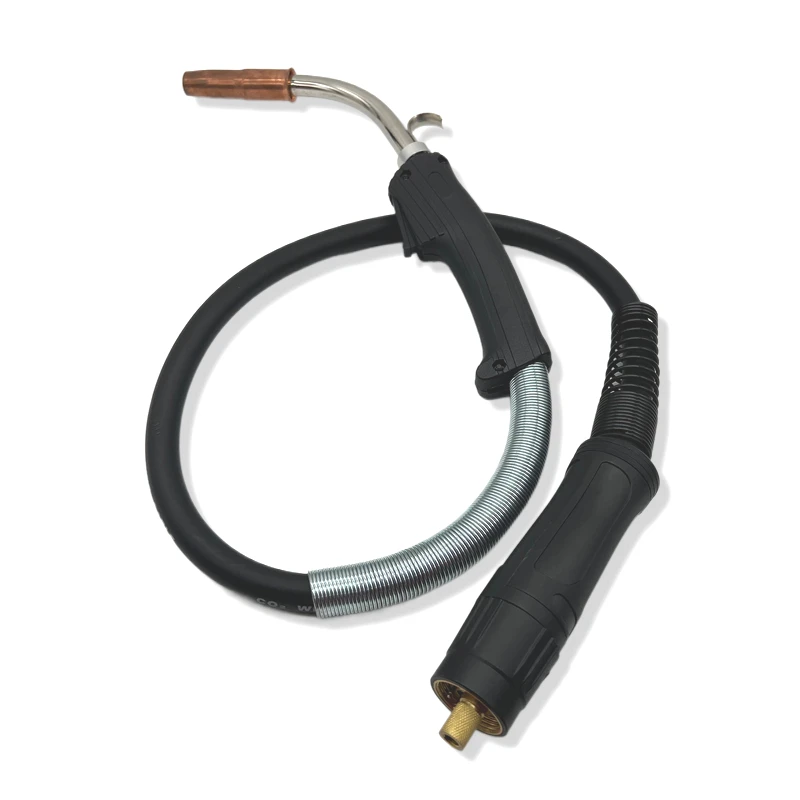 MB15 MIG/MAG Gas Shielded Welding Torch - Euro Connector, Air Cooled, 9.8ft Length For Welding & Soldering