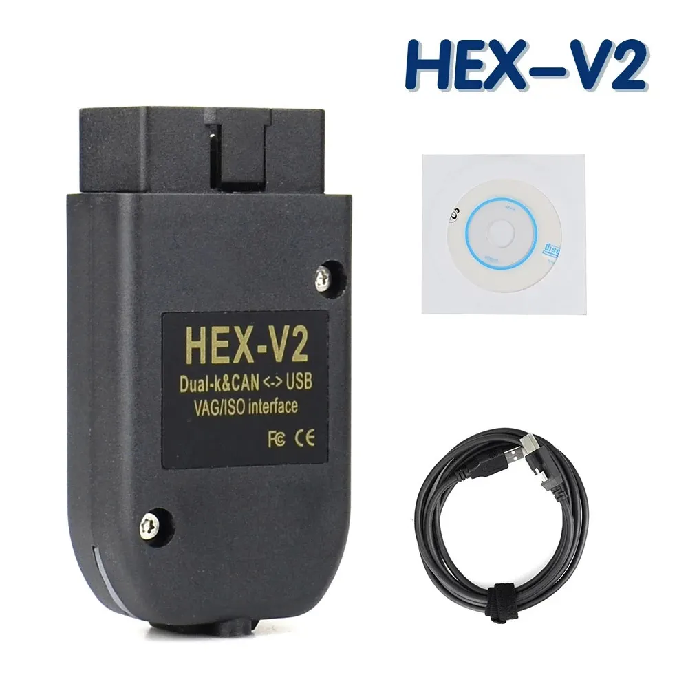 NIEMOGH VCDS HEX VAG Diagnostic Tool Cable HEX V2 OBD2 ATMEGA162+16V8+FT232RQ