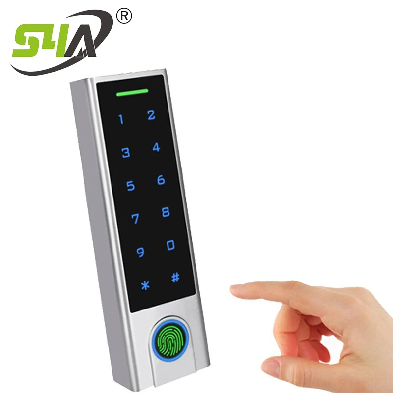 S4A Fingerprint Access Control Kit Wireless Door Lock 433MHz Remote Control Invisible Lock Security Lock with Password Keypad