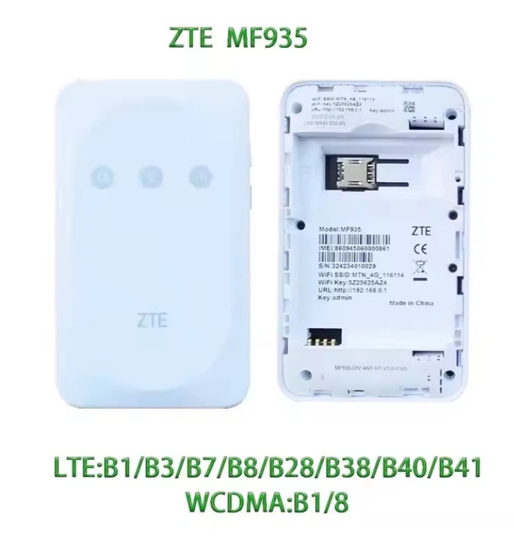 ZTE Pocket Wifi Router MF935 - Fast, Reliable Internet