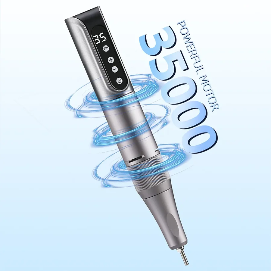 Duofu Professional High Power Gel Remover Pen Electric Nail Drill for Salon-Grade