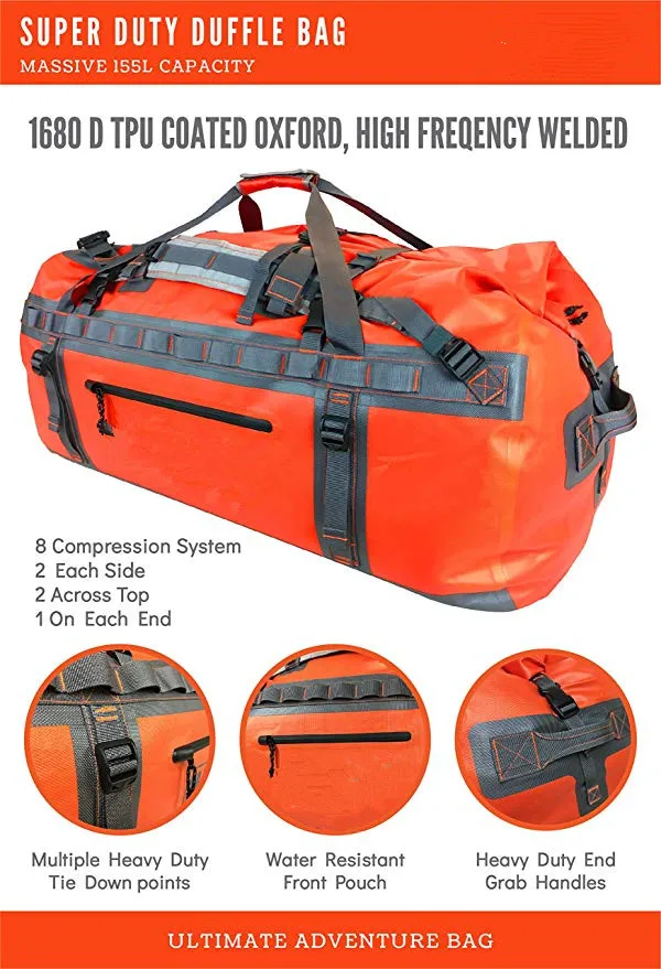 8L Heavy Duty Dry Bag Orange