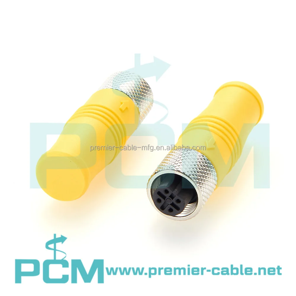 Profibus DP Connector Terminating Plug M12 Female B-Code 4Pin 5Pin manufacture