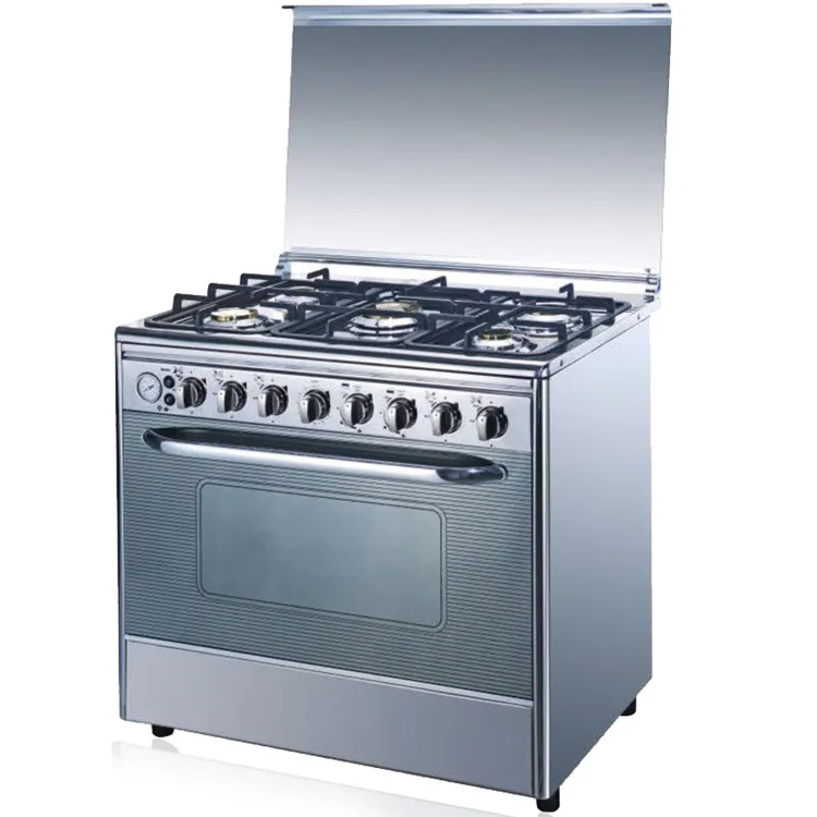 Kitchen stove and oven For home, gas range with oven 5 burners cocinas de gas con horno cuisiniere gaz avec four stove with oven