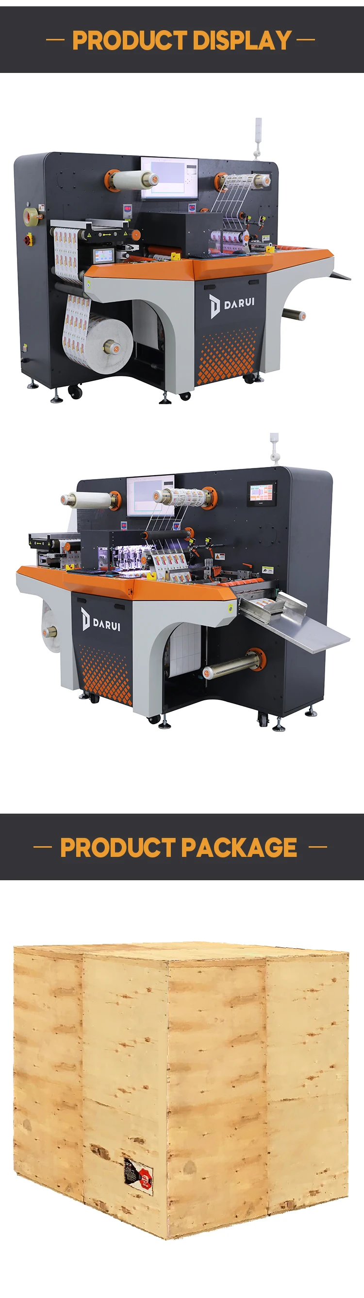 Darui S4 Width 330mm Sticker Printer Roll To Roll Digital Label Cutter