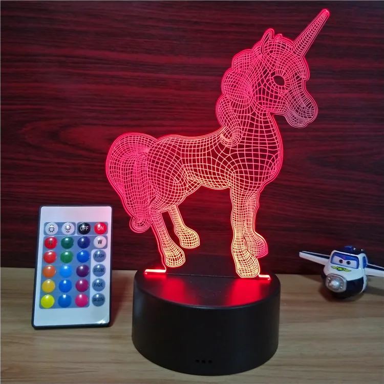Tongyundacheng Game Undertale Luce Notturna Anime 3D Illusion Lampada 7 Colori Touch Remote Sleep Lampada per Bambini Camera Da Letto Decor Lampada Da Scrivania Creativa Regalo di Compleanno