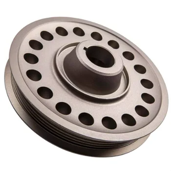 High quality OEM CNC Machined Aluminum key bore Crank Crankshaft time Pulley by your design