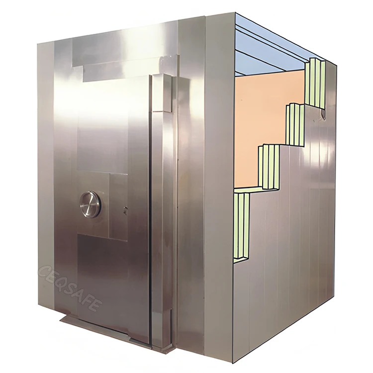 CEQSAFE Modular Vault Room Customized Size Strong Room for Bank Vault Burglary Resistance Room factory