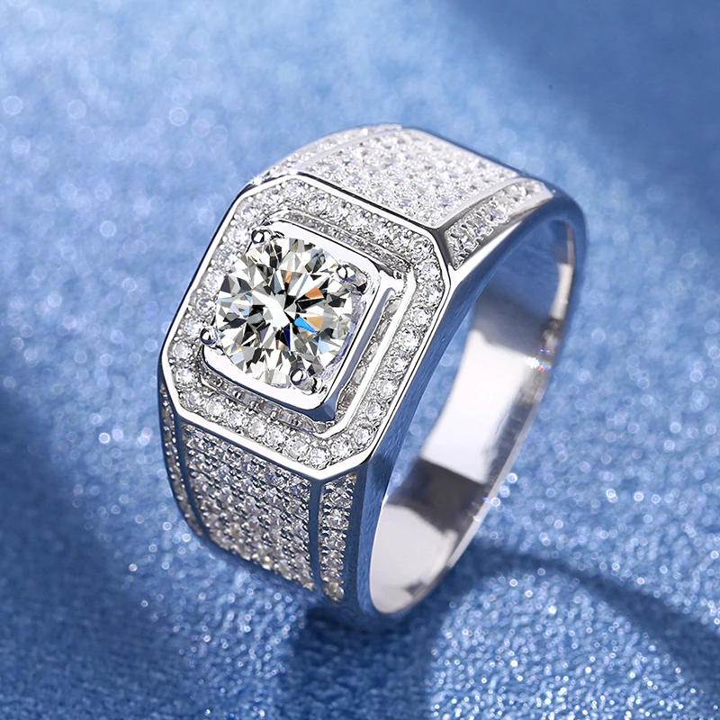 Popular The Latest Silverplated Ring Men's Silver Ring Buy