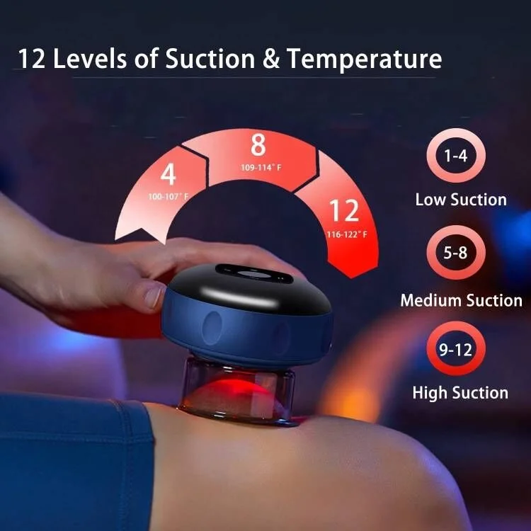 4 in 1 Smart Dynamic Massager Portable Cupping Kit for Massage Therapy Acupoint Scraping Apparatus Device