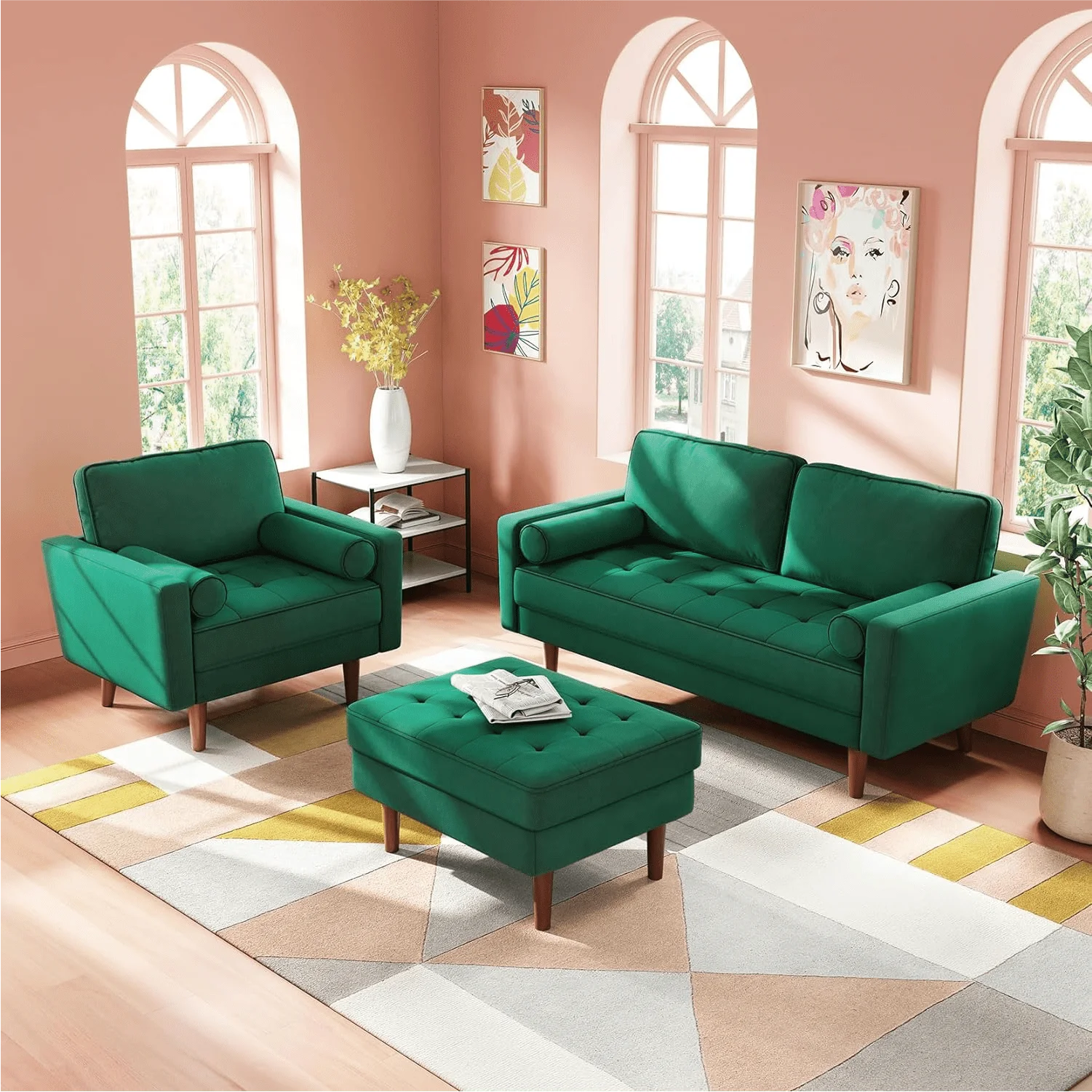SANS Hot Sales of Wayfair Modern Couches with Button Tufted Loveseat Sofa for Living Room