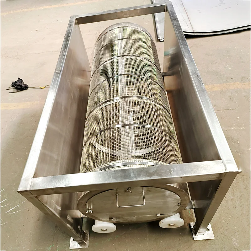 High Performance Portable Rolling Rotating Screen Rotary Trommel Drum Screen
