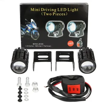 ZONGYUE motorcycle dual led projector headlight led bulb motorcycle headlight mini led motorcycle headlight