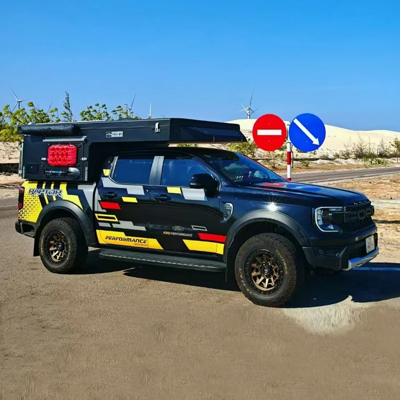 4x4 Multifunctional Aluminum Truck Canopy Topper Cover Hardtop Truck ...