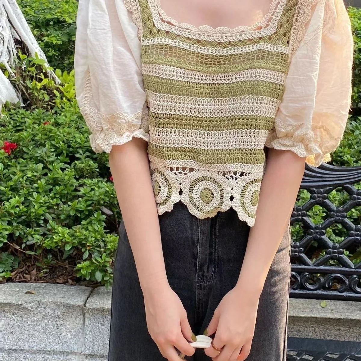 New Design Oem Cotton Short Sleeve Crochet Clothing Women Hollow Crochet  Tops - Buy Latest Crochet Top Hollow Out Solid Crochet Garment Floral  Crochet Embroidered Summer New Crochet Knitting Crochet Clothing,Wholesale  Women