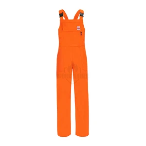 Flame Retardant FR Overall High Visibility Anti-Bacterial CE Certified Unisex Polyester Safety Workwear Bib Pants