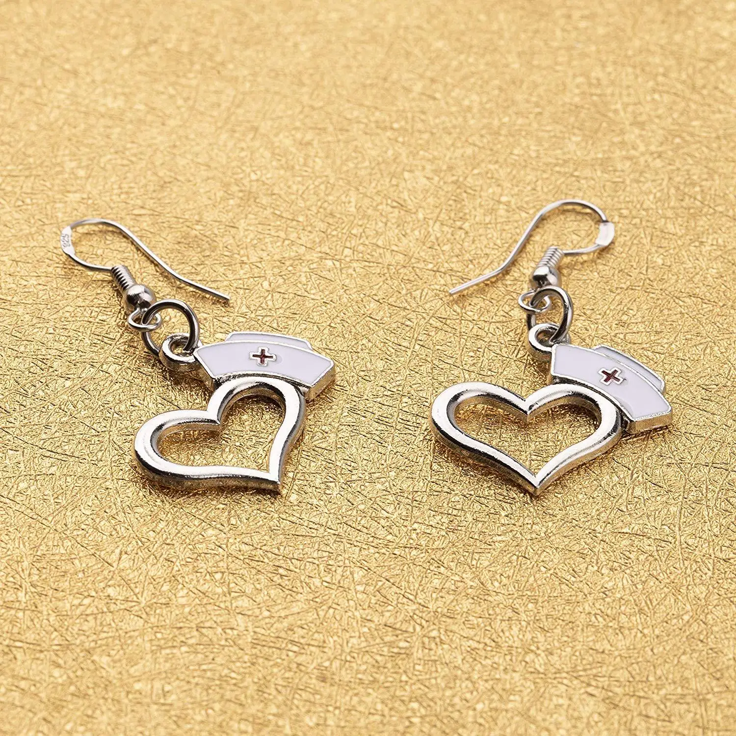 100 Models - Medical Alert Nurse Key Ring Ambulance Paramedic Gift for Doctor Cap Stethoscope Pendant Bag Accessories Key Chain
