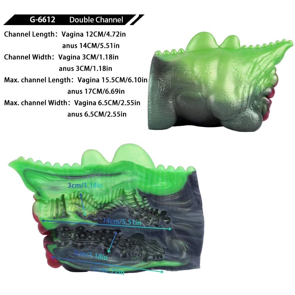 GEEBA Fantasy Masturbator for Men Reptile Stroker for Men Couples Silicone  Men Stroker Realistic Vagina Fantasy Male Masturbator