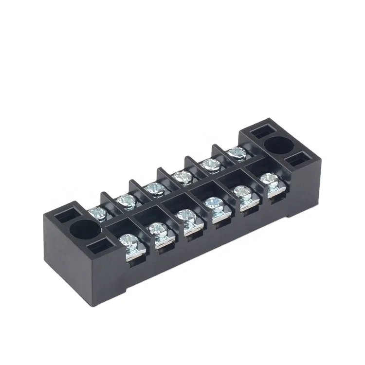 Dual Row Barrier Screw Terminal Block Strip Wire Connector Wiring Terminal