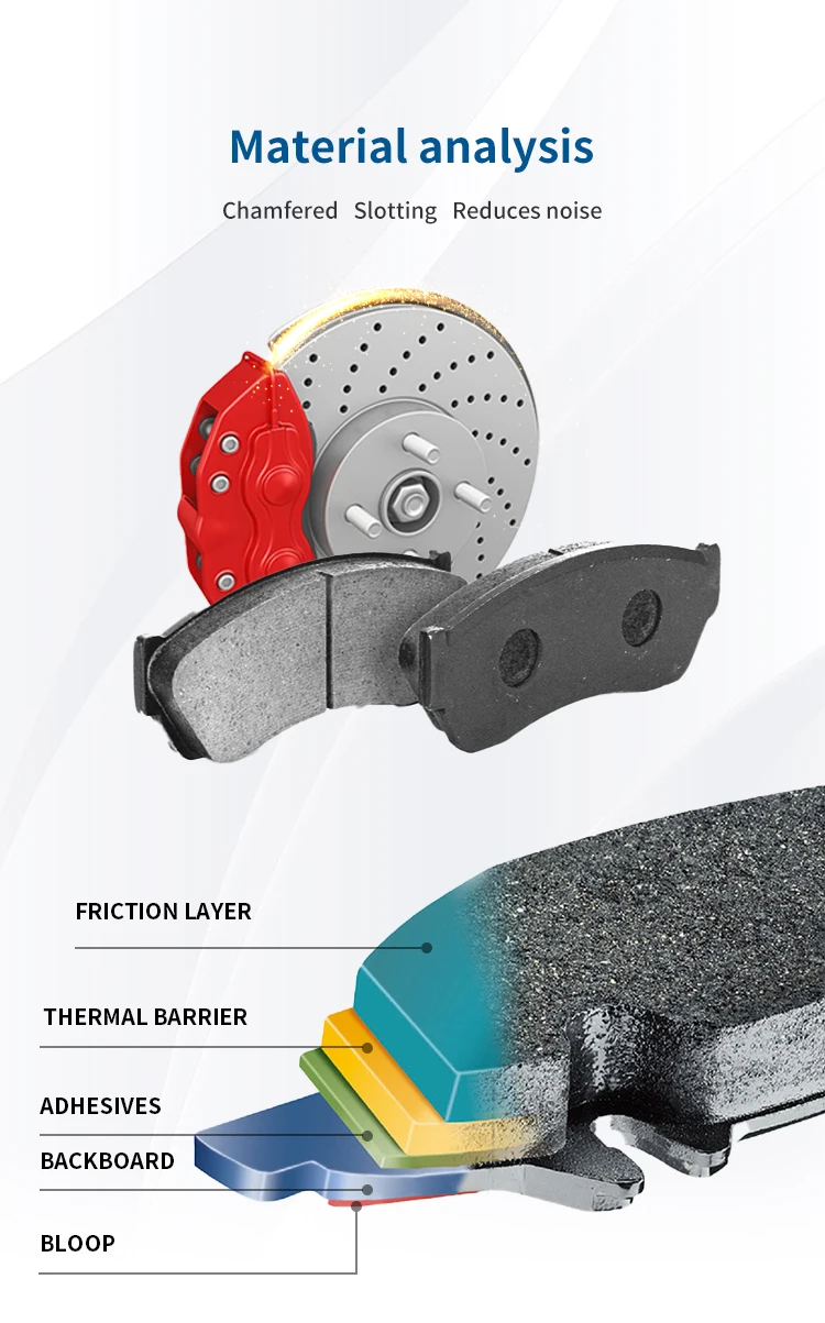 Zjh Oem Supplier Ceramic Brake Pad D830 Front Brake Pads Set For Nissan