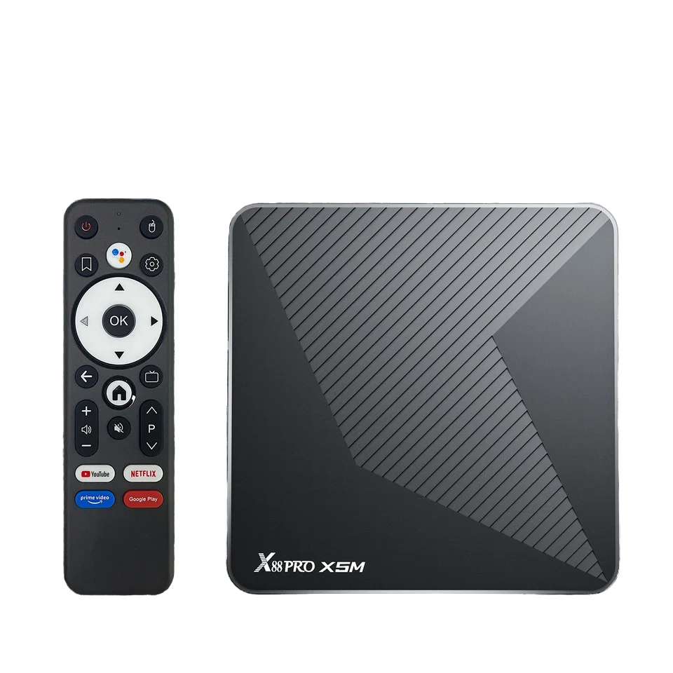 2025 New Arrival X88PRO X5M Amlogic S905X5M Android 14 AI Tv Box 4gb 64gb 2.4G 5G Dual Wifi TVBOX Smart Android Box Set Top Box