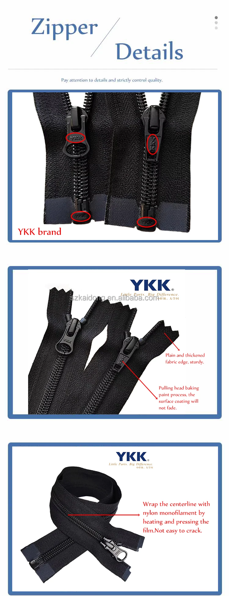 Custom Wholesales Multi Color Open Closed End 3 5 8 Autolocked