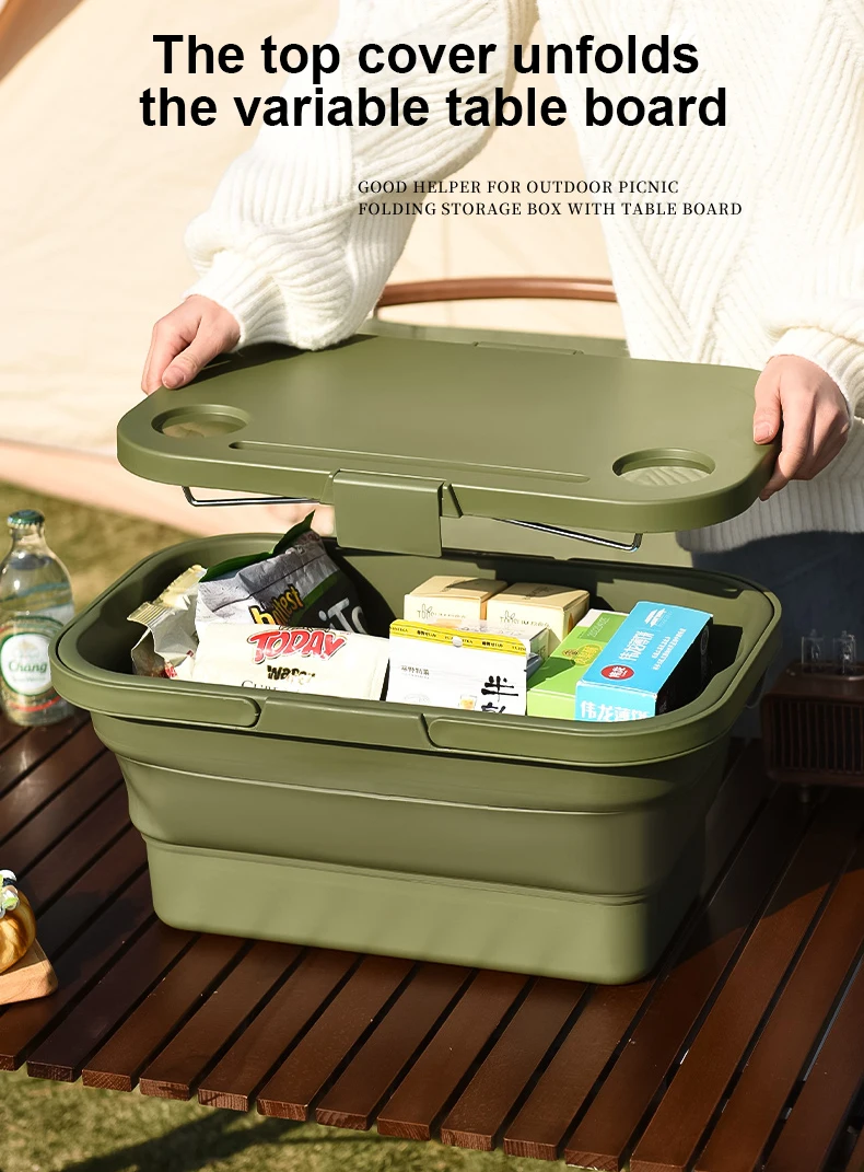 2023 Wholesale Portable Picnic Collapsible Bucket Folding Table Buy