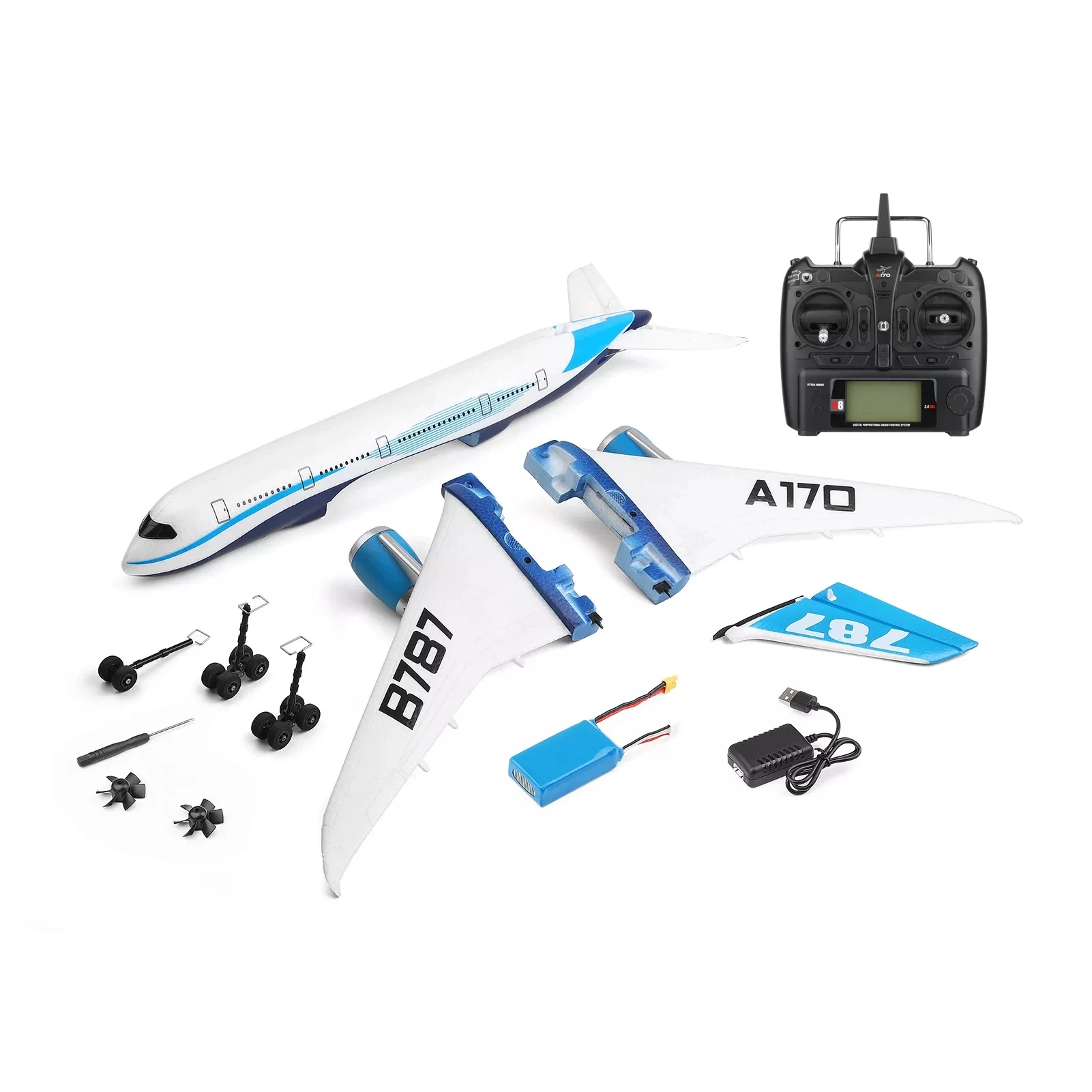 New Arrival HOSHI WLtoys A170 RC Airplane EPO Craft Foam Electric Outdoor Remote Control Glider Plane Fixed Wing Aircraft