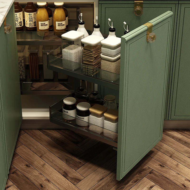 Farmhouse Style Rustic Design Mdf Kitchen Cabinet Solid Rustic Home Kitchen Cabinets Country Green Olive Painting Cabinets