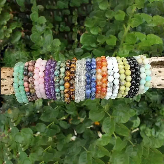 Bracciale In Quarzo Ialino (Cristallo Di Rocca) Certificato - Perlina 8mm, Unisex, Con Catena E Cristallo Naturale - Frienemy Home